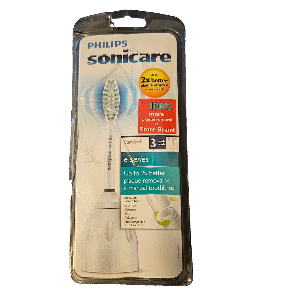 3 Pack Toothbrush Replacement Brush Heads Philips Sonicare E Series HX7023